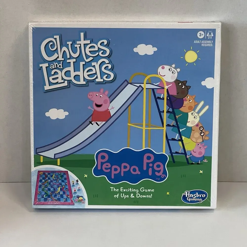 Hasbro Peppa Pig Chutes and Ladders Board‎ Game F2927 New Sealed Preschool Toy